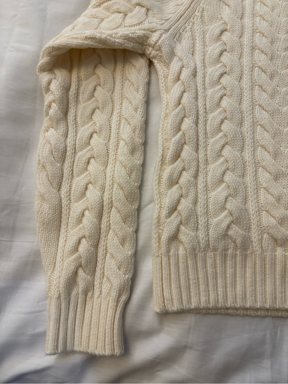 Aritzia Heritage knit merino wool 1/4 zip - Picture 4 of 12